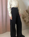 FLARE PANT-BLACK