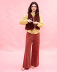 FLARE PANT-RUST
