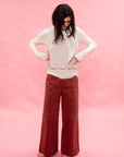 FLARE PANT-RUST