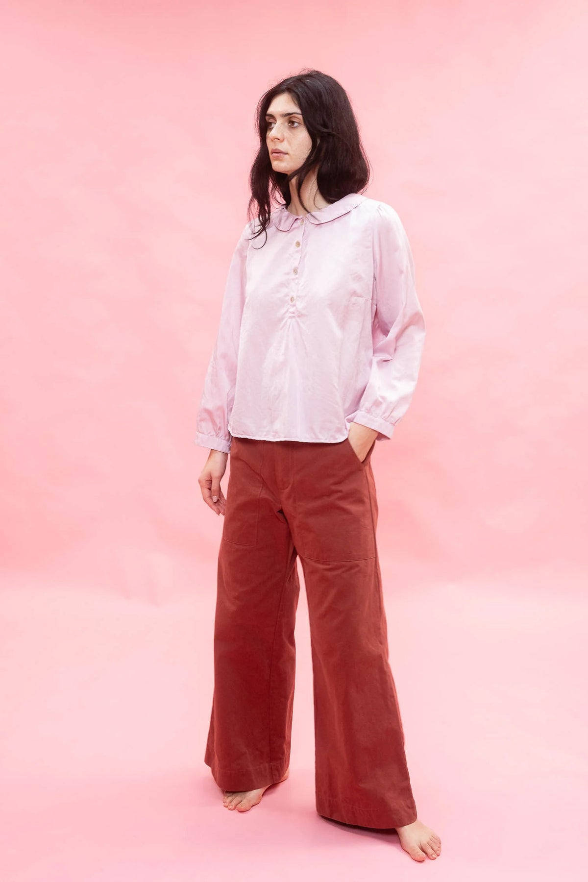 FLARE PANT-RUST