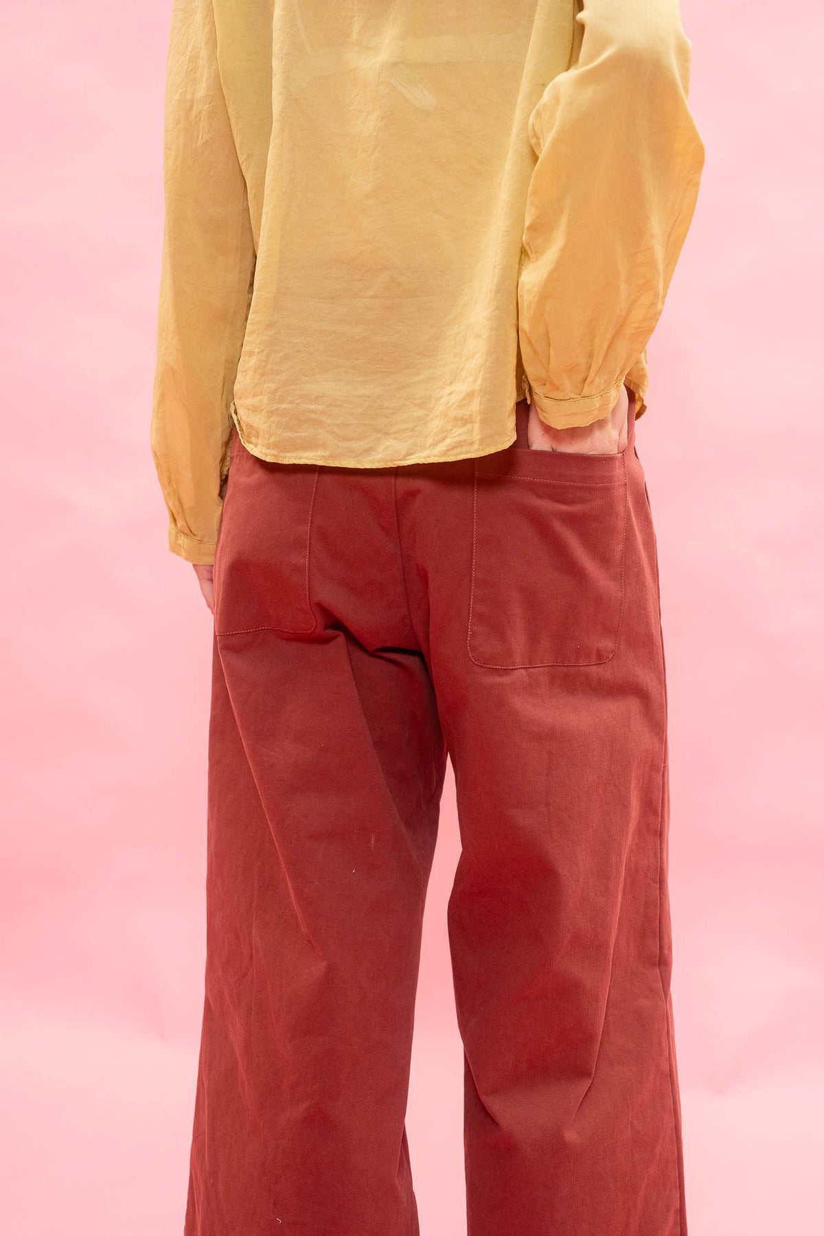 FLARE PANT-RUST