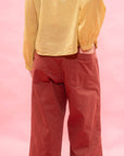 FLARE PANT-RUST