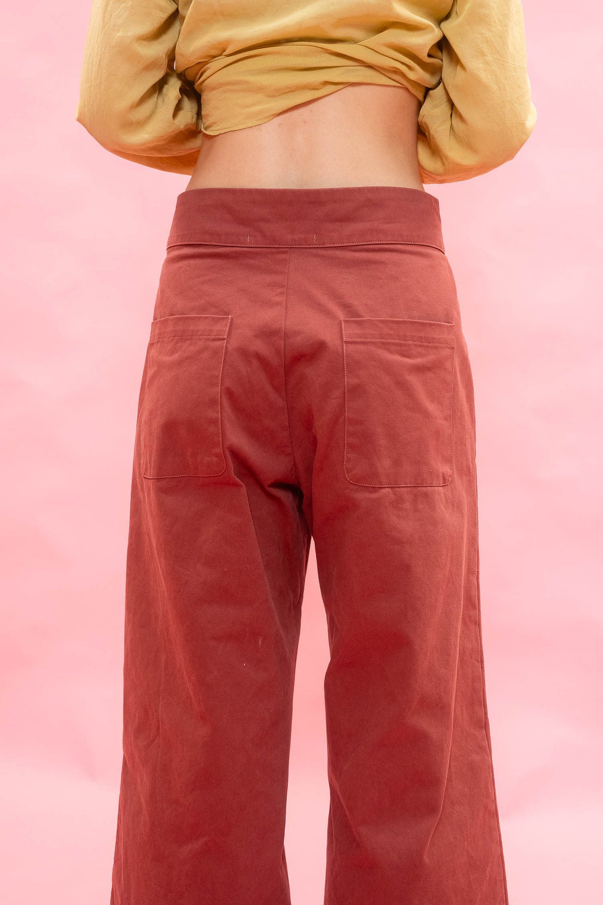 FLARE PANT-RUST