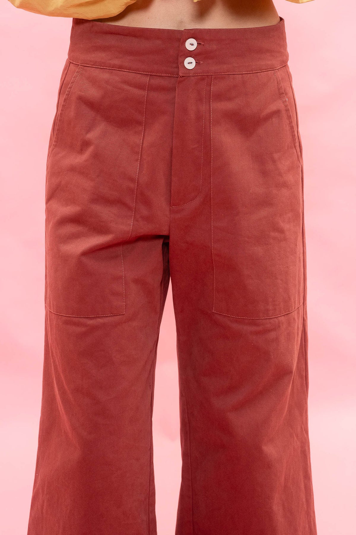 FLARE PANT-RUST