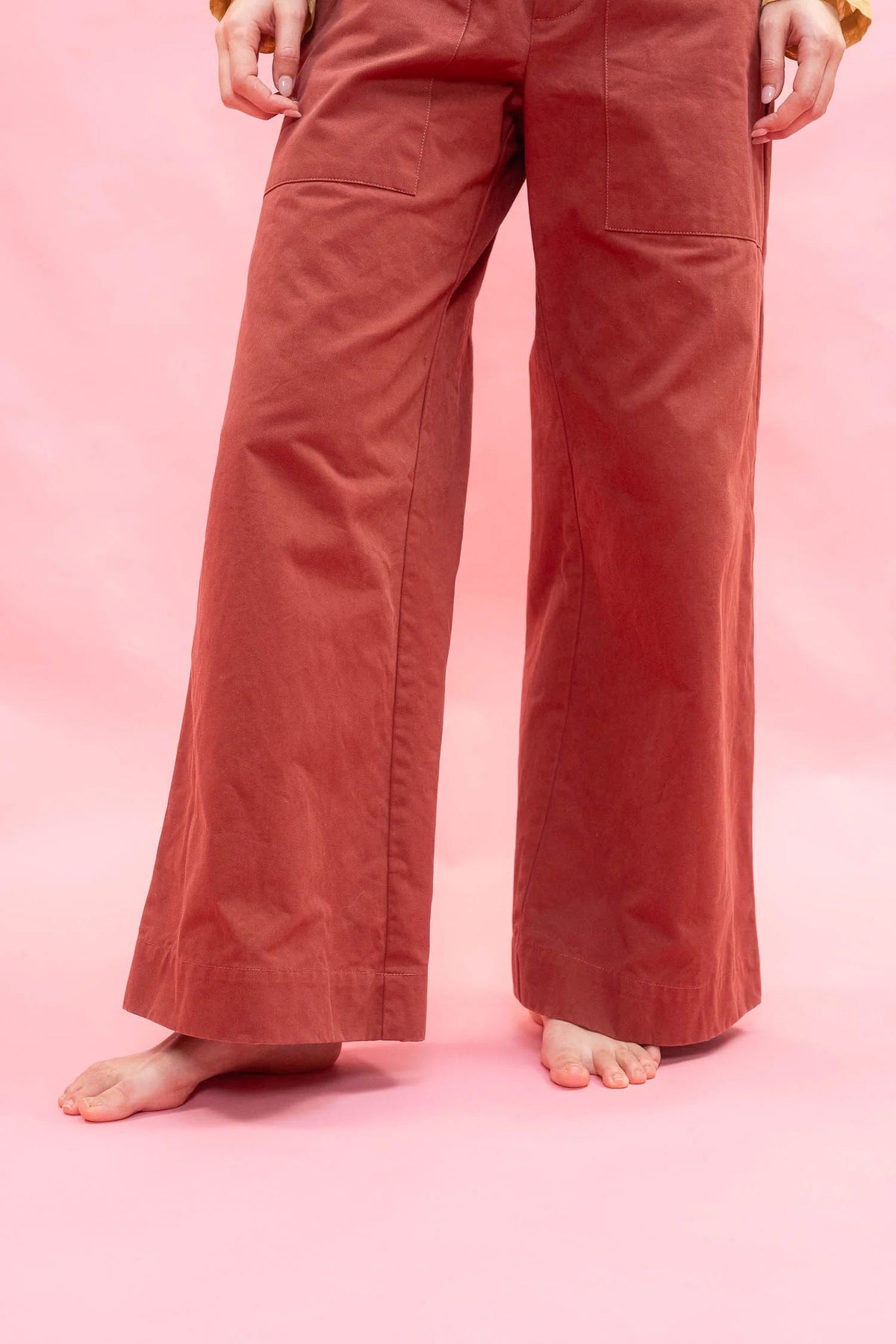 FLARE PANT-RUST