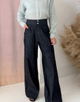 FLARE PANT-DENIM