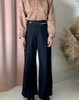 DENIM HEM PANT