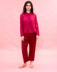 JAPAN PANT-RED DAHLIA