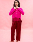 JAPAN PANT-RED DAHLIA