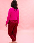 JAPAN PANT-RED DAHLIA