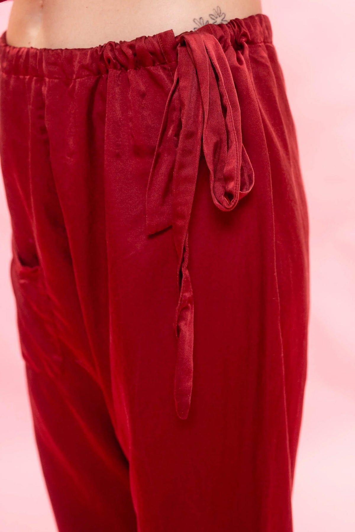 JAPAN PANT-RED DAHLIA