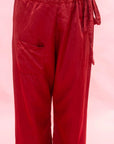 JAPAN PANT-RED DAHLIA
