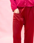 JAPAN PANT-RED DAHLIA