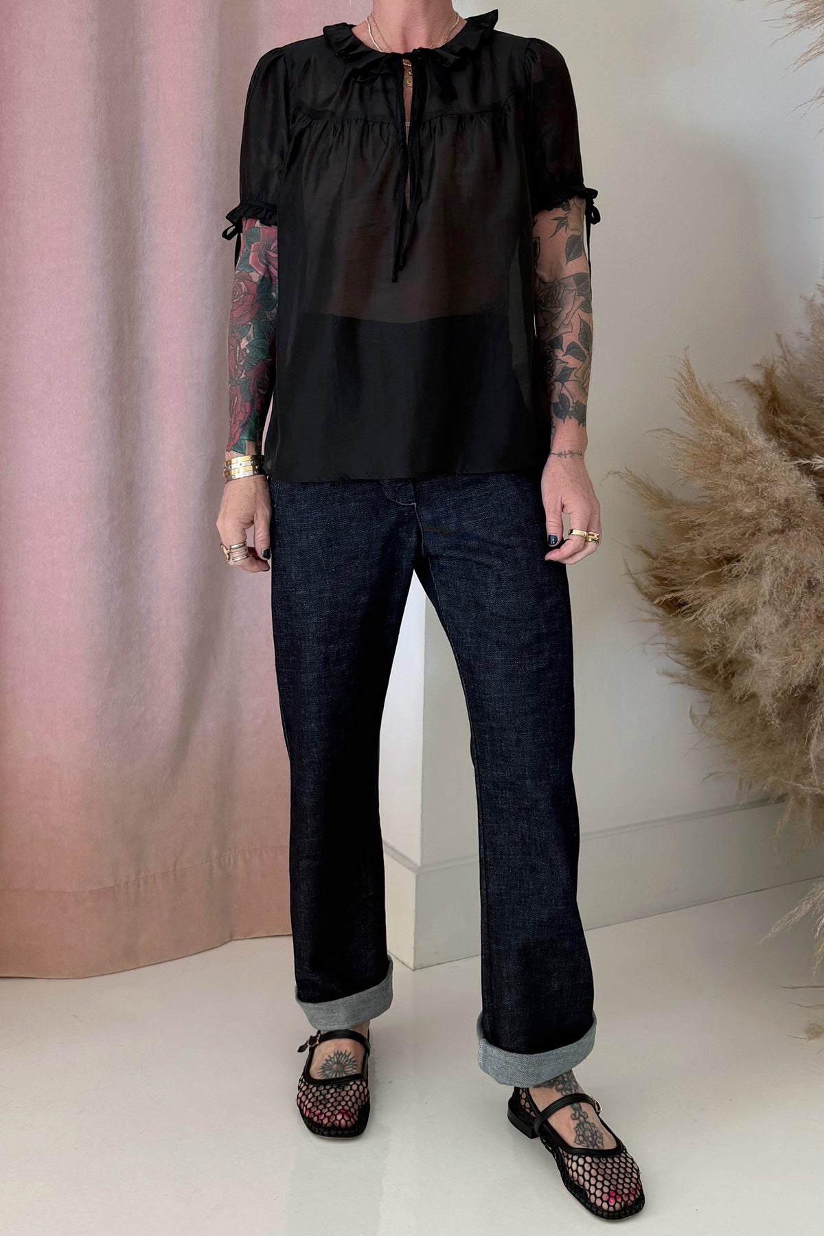 MONROE SHIRT-BLACK