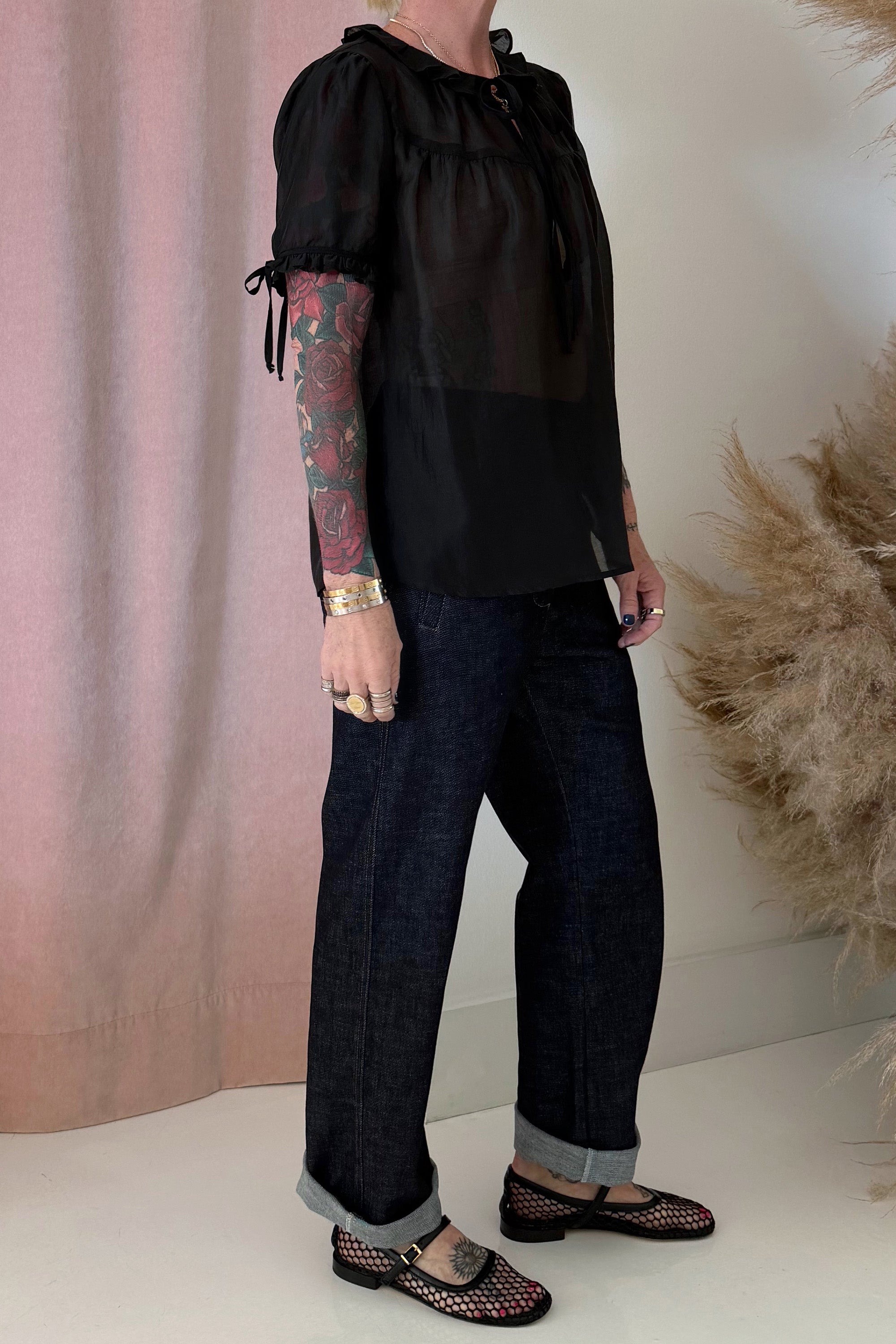MONROE SHIRT-BLACK