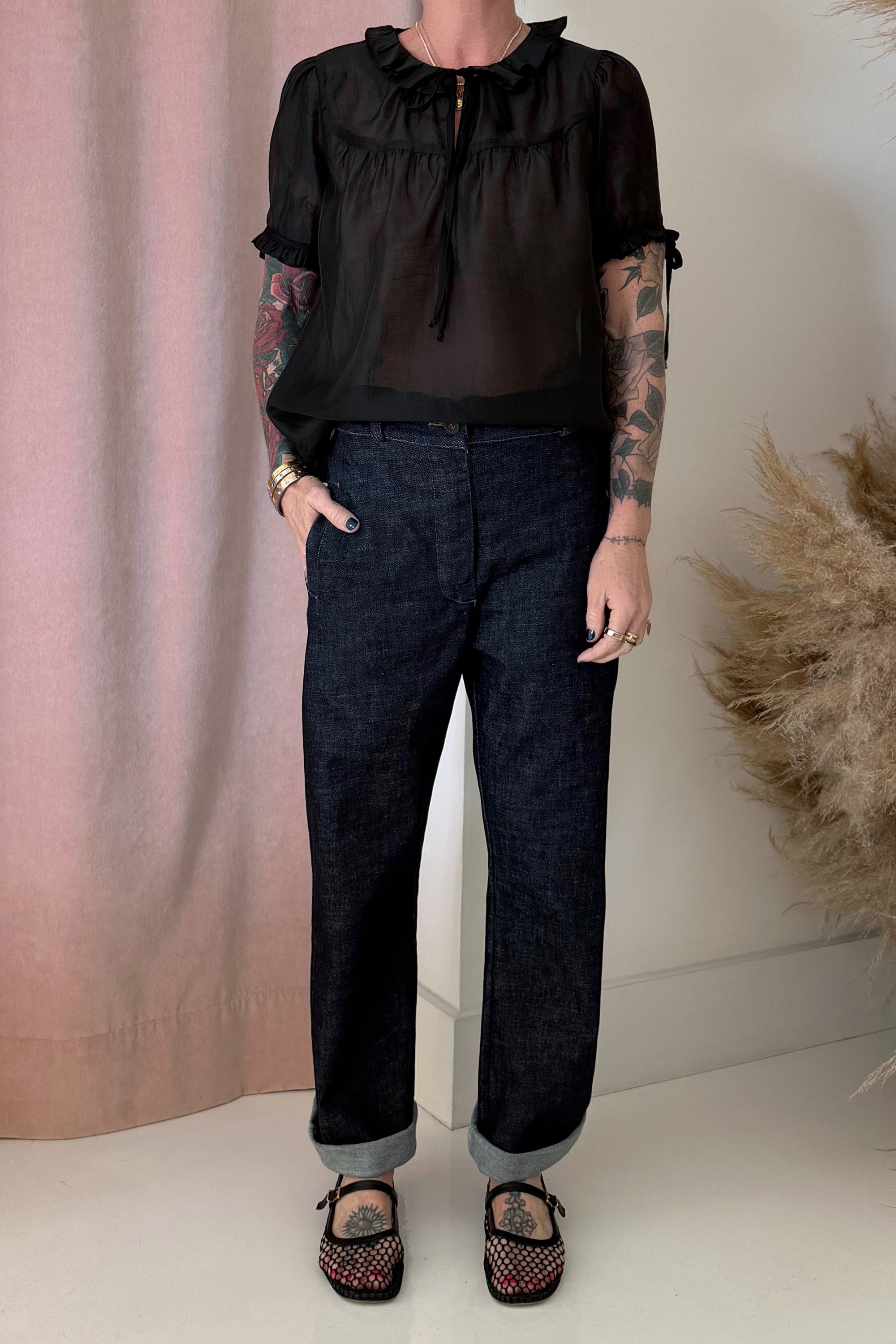 MONROE SHIRT-BLACK