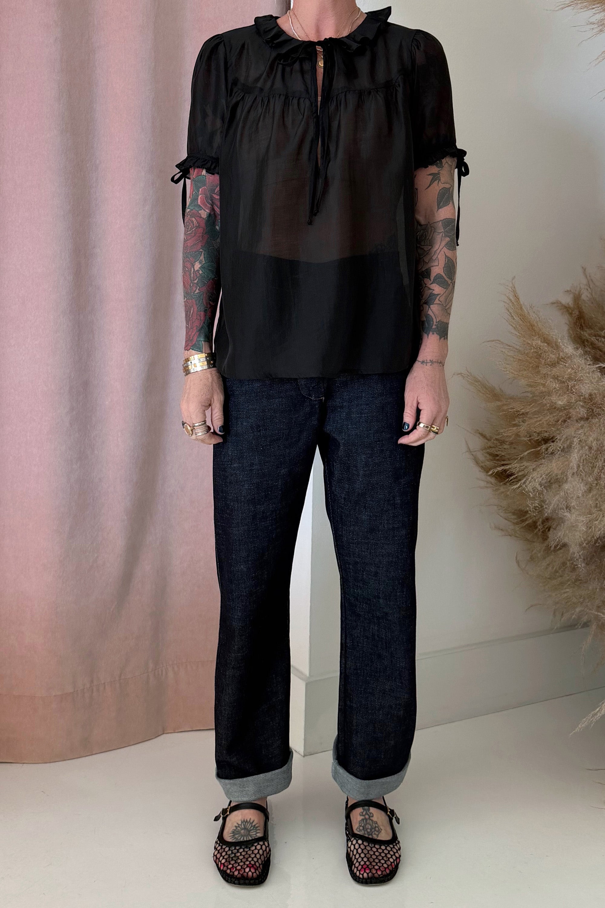 MONROE SHIRT-BLACK