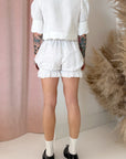 SCALLOPED TOP-WHITE