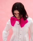 TEXTURED FLOWER SCARF