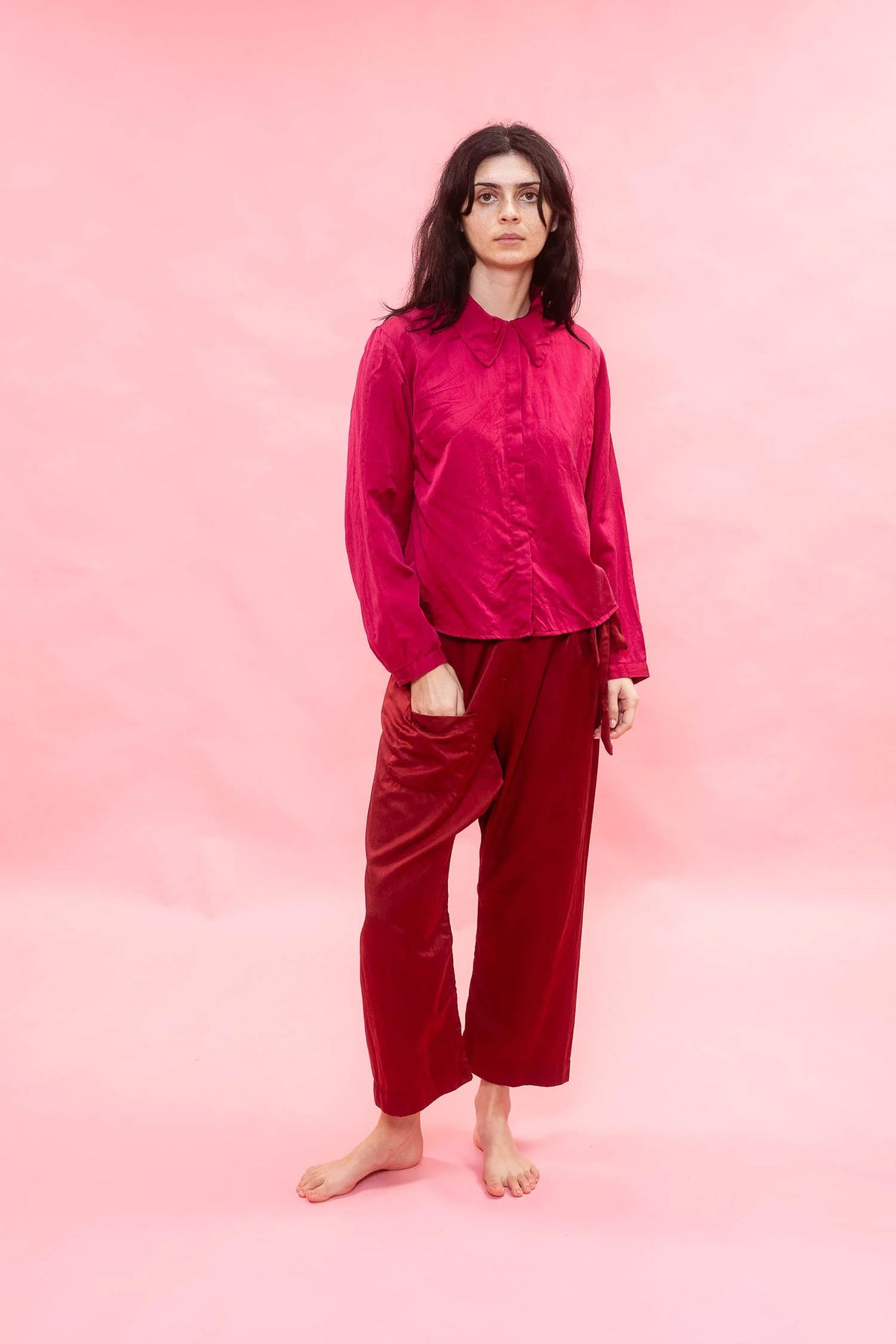 SECRET BUTTON SHIRT