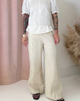VOILE SWEET BLOUSE-WHITE SAND