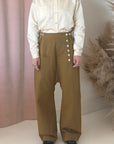 TWILL TIN PANT-TOBACCO