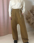 TWILL TIN PANT-TOBACCO