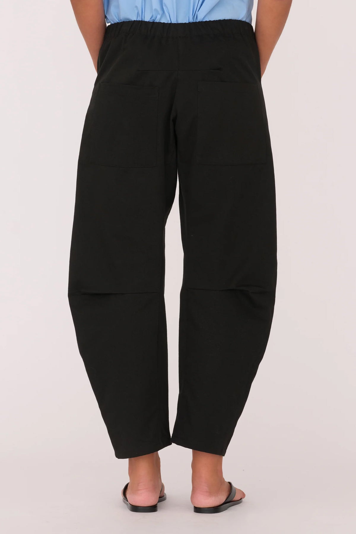 TRAVIS PANT-BLACK TWILL
