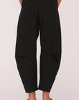 TRAVIS PANT-BLACK TWILL