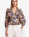 V-NECK FRONTIER BLOUSE