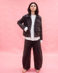 WARM JACKET-NAVY PATINA