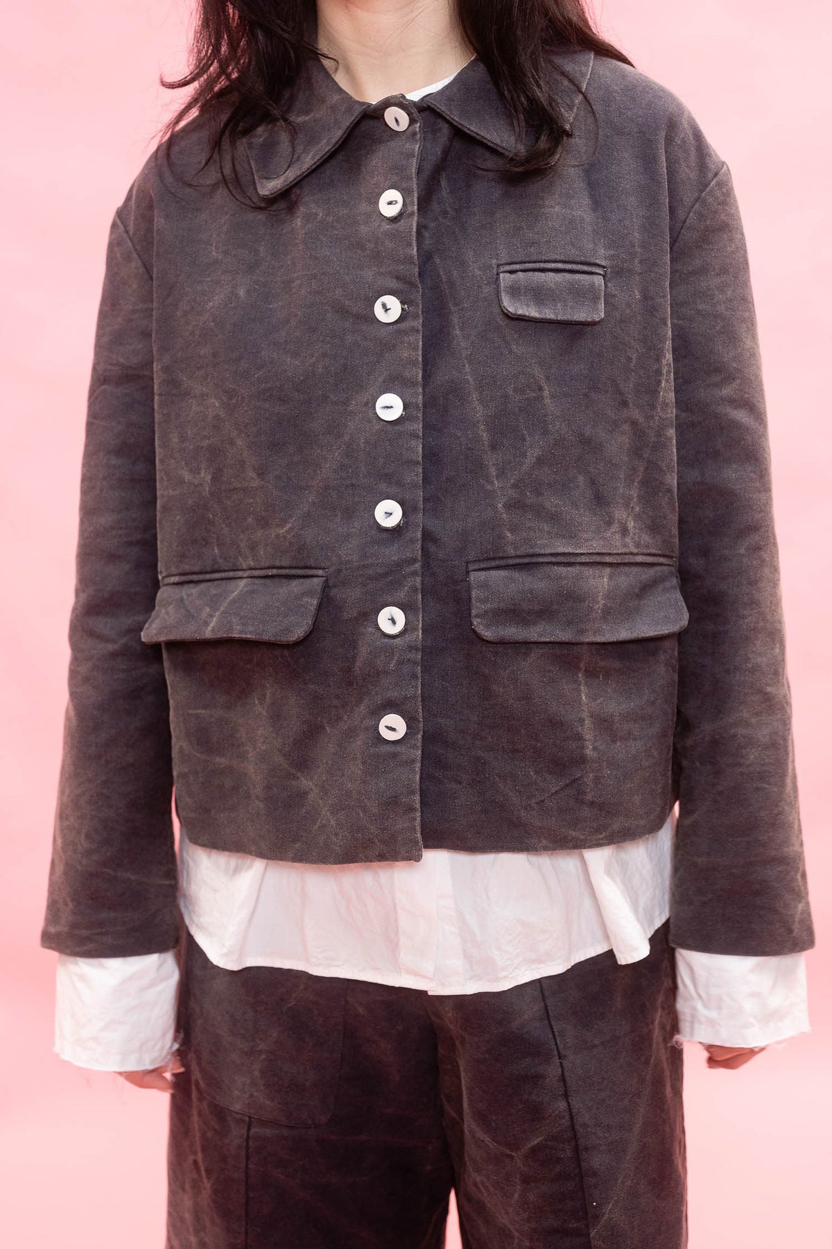 WARM JACKET-NAVY PATINA