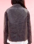WARM JACKET-NAVY PATINA