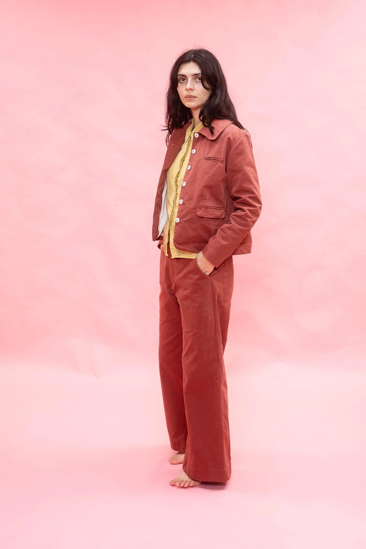 WINTER STANLEY JACKET-RUST
