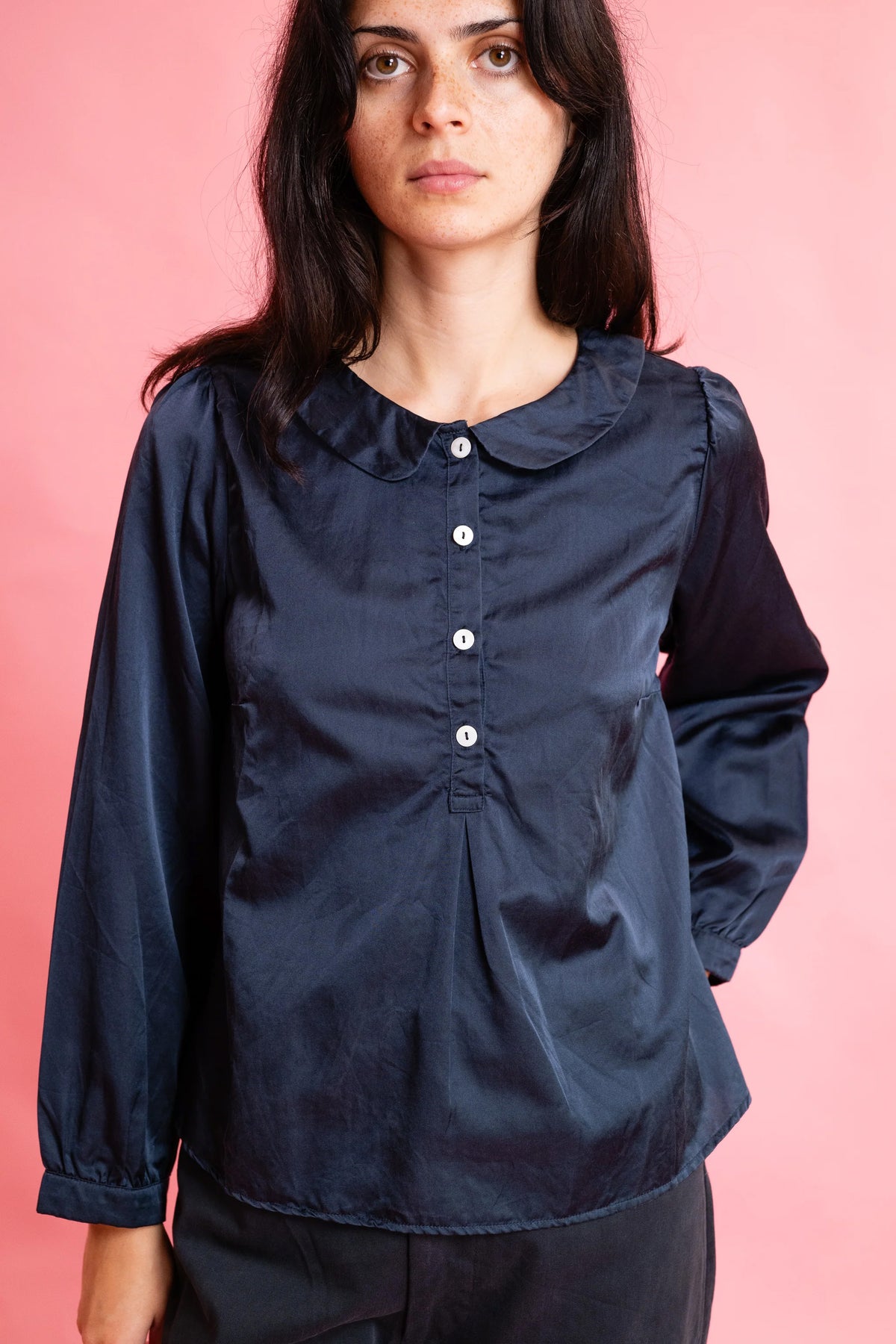 WINTER SWEET BLOUSE-BLUEBERRY