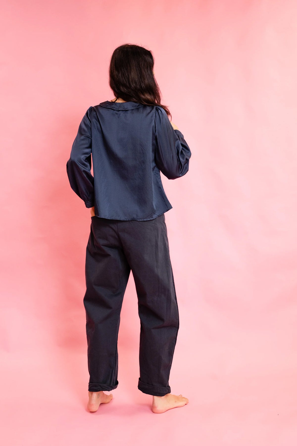 WINTER SWEET BLOUSE-BLUEBERRY