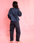 WINTER SWEET BLOUSE-BLUEBERRY