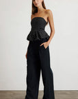 FARAH TOP-BLACK