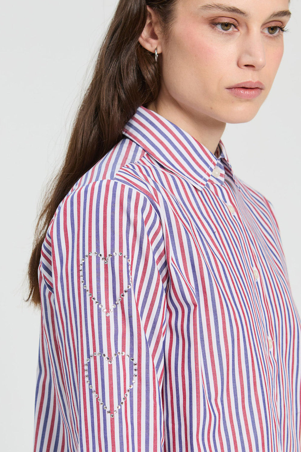 CRYSTAL EMBELLISHED SHIRT-PREORDER