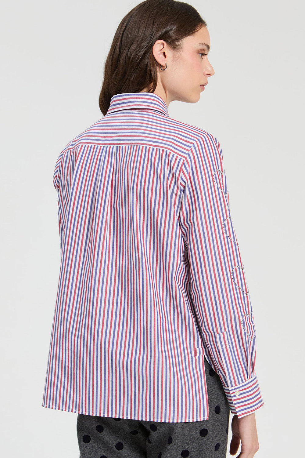 CRYSTAL EMBELLISHED SHIRT-PREORDER