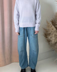 CASHMERE CREWNECK-LILAC