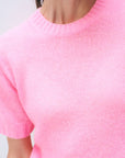 FEATHERWEIGHT CASHMERE TEE-PINK