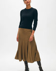 SLIM CASHMERE CREWNECK-BLACK